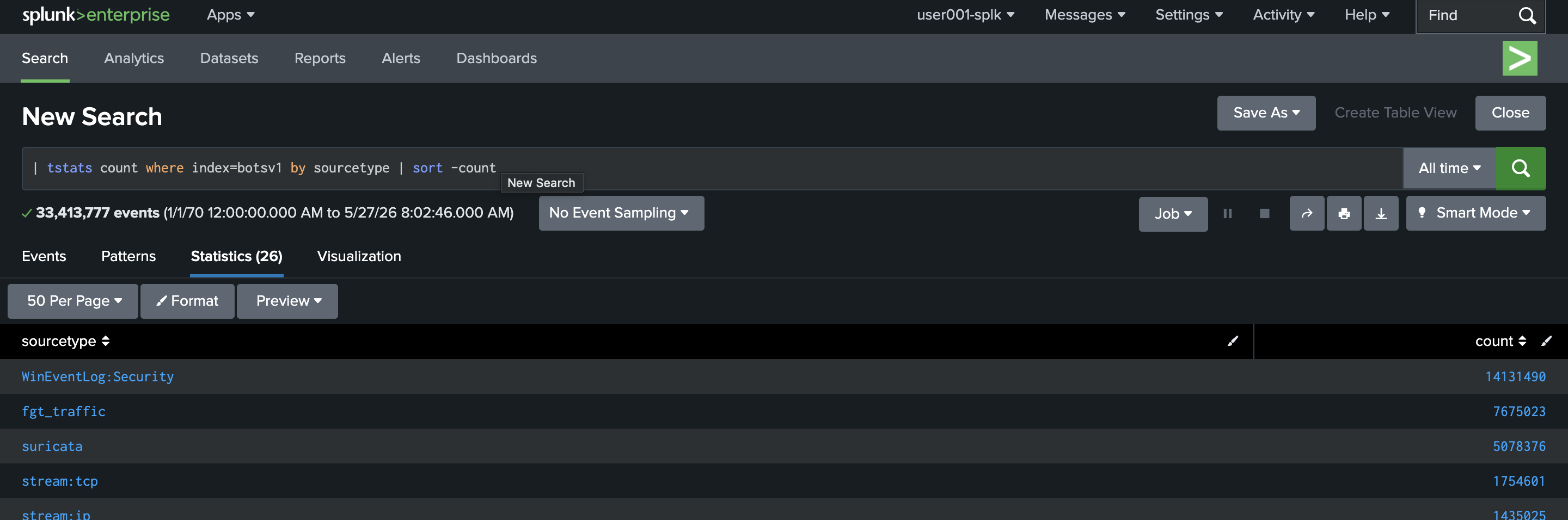 Splunk BOTSv1 Search 02