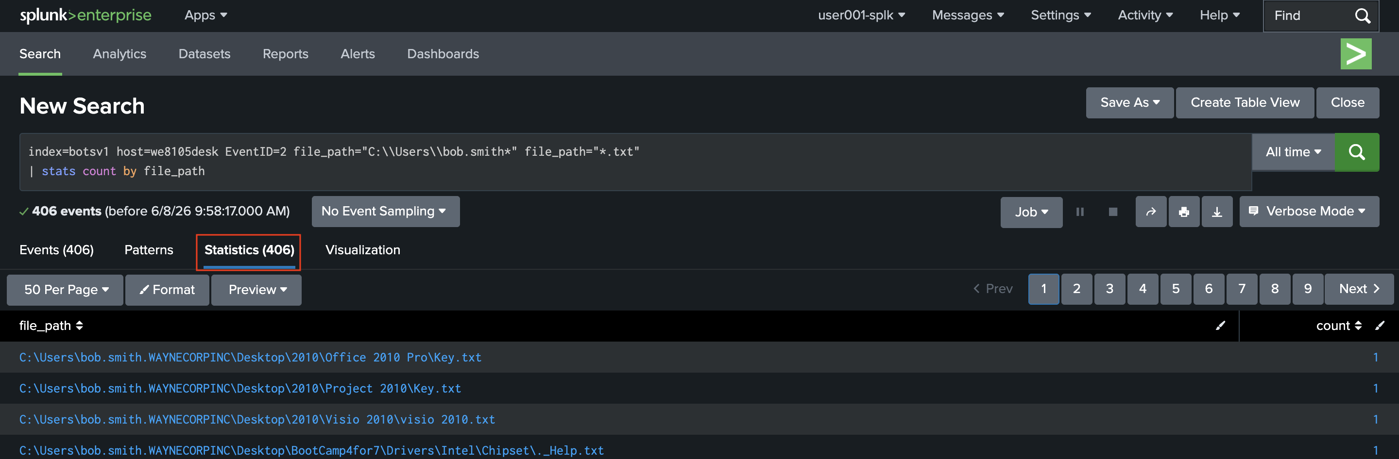 Splunk BOTSv1 Search 2-11